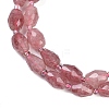 Natural Strawberry Quartz Beads Strands G-G182-D01-01-4