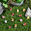 48Pcs 6 Styles Opaque Resin Cabochons RESI-CN0001-02-3