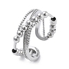Rotatable Open Cuff Rings for Women RJEW-S402-02P-1