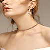 12Pcs 2 Colors Alloy Crystal Rhinestone Pendants ALRI-LP0001-05-3