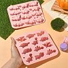 Cartoon Dinosaur Food Grade Silicone Molds DIY-CJC0006-02-4