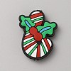 Christmas Themed PVC Plastic Beads SIL-SZC0005-17K-1