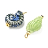 20Pcs 10 Styles Handmade Porcelain Pendants PALLOY-HS00033-2