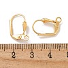 Brass Leverback Earring Findings KK-H503-23G-3