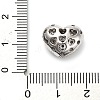 Brass Micro Pave Cubic Zirconia Beads KK-L229-076B-P-3