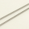 Tarnish Resistant 304 Stainless Steel Curb Chains CHS-Q001-20-1