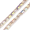 Electroplate Glass Chevron Beads Strands GLAA-Q101-02A-AB09-1