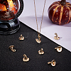 10Pcs Halloween Themed Brass Pendants KK-BBC0015-68A-4