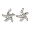 304 Stainless Steel Pendant Rhinestone Settings STAS-K267-12B-P-1