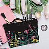 Double Sided Printed Polyester Makeup Zipper Bags AJEW-WH0607-010-5