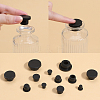 20Pcs 5 Style Silicone Hole Plugs AJEW-GF0008-06A-1-5