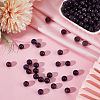 120Pcs Natural Amethyst Round Beads G-PA0001-16B-3