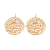 Brass Micro Pave Clear Cubic Zirconia Pendants KK-S356-542-NF-1