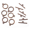 Tibetan Style Toggle Clasps LS-TIBEP-A12208-R-FF-1