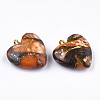 Assembled Bronzite and Imperial Jasper Pendants X-G-T111-04F-2