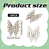 10Pcs Alloy Shank Buttons DIY-MA0006-65B-2