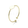 Brass Open Cuff Ring Findings LS-KK-P232-01G-1