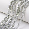 Electroplate Glass Beads Strands EGLA-A034-J3mm-S04-1