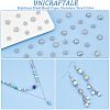 300Pcs 2 Style 5-Petal 304 Stainless Steel Bead Caps STAS-UN0042-43-5