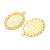 Tibetan Style Oval Alloy Pendant Cabochon Settings LS-TIBEP-Q054-44G-NR-1