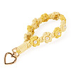 Cotton Braided Flower Pendant Decorations AJEW-TAC0030-032G-14-2