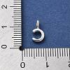 925 Sterling Silver with Cubic Zirconia Charms STER-Q004-01C-S-3