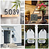 Zinc Alloy House Number FIND-WH0064-99-9-6