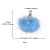 Faux Mink Fur Tassel Pendant Decorations FIND-YW0002-24F-4