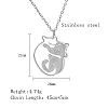 Stainless Steel Pendant Necklaces ZE1785-2-3