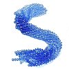 Transparent Painted Glass Beads Strands X1-DGLA-A034-T6mm-A01-1