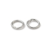 Tarnish Resistant 304 Stainless Steel Open Jump Rings X-STAS-Q186-02-6x0.8mm-3