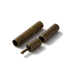 Brass Bayonet Clasps KK-WH0062-36A-AB-1