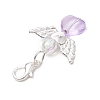 Heart Angel Acrylic Pendant Decorations HJEW-JM02538-02-4