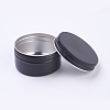 Round Aluminium Tin Cans CON-WH0010-02B-80ml-2