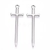 Non-Tarnish 304 Stainless Steel Pendants X-STAS-N098-135P-1