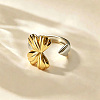 304 Stainless Steel Cuff Open Rings for Women WGB6E51-01-2