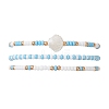 3Pcs 3 Styles Glass Seed Beads Stretch Bracelets for Women BJEW-MZ00345-01-3