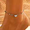 304 Stainless Steel Link Chain Anklet for Women WG34D3C-05-1