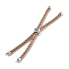 Twisted Nylon Cord Silder Bracelets DIY-B066-03P-03-1