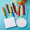 Cheriswelry Bracelet Knitting Tray TOOL-CW0001-02-13