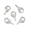 SHEGRACE Brass Spring Ring Clasps XGRQ58643-785P-1