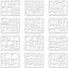 Plastic Drawing Painting Stencils Templates DIY-WH0222-014-4