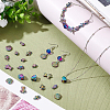 BENECREAT 48Pcs 6 Style Rack Plating Rainbow Color Alloy Beads FIND-BC0002-75-6