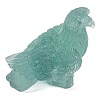 Natural Fluorite Carved Eagle Figurines Statues for Home Office Desktop Feng Shui Ornament G-Q172-10B-1