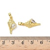 Brass Micro Pave Cubic Zirconia Pendants KK-I371-17G-3