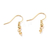 Real 18K Gold Plated Brass Earring Hooks KK-L151-03G-NR-2