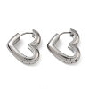 304 Stainless Steel Hoop Earrings SA-CBA46AF-26P-02-4