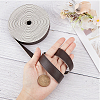 5M Flat Imitation Leather Cord LC-GF0001-05B-02-3