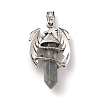 Natural Labradorite Pointed Pendants G-B042-04P-58-2
