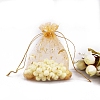 Gold Stamping Moon & Star Organza Drawstring Gift Storage Bags PW-WG08560-01-1